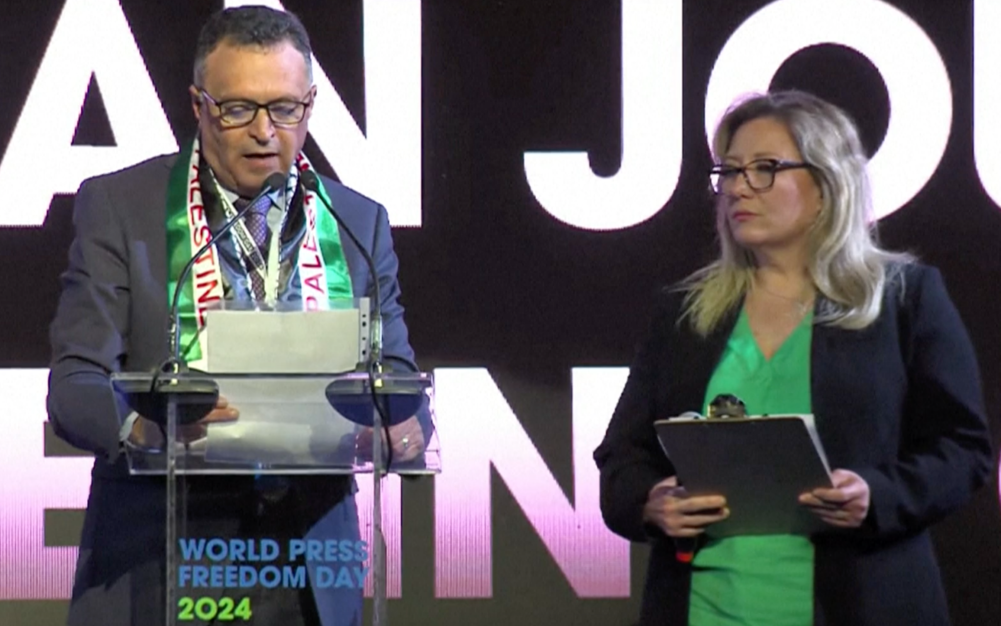 Palestinian journalists in Gaza awarded World Press Freedom prize