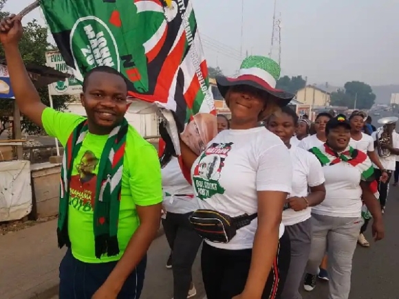 NDC youth embark on 24-hr economy walk