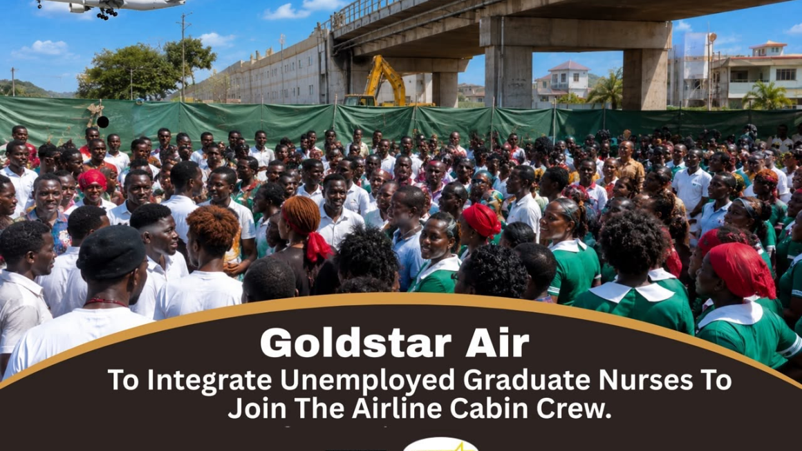Goldstar Air To Integrate Unemployed Graduate Nurses To Join The Airline Cabin Crew