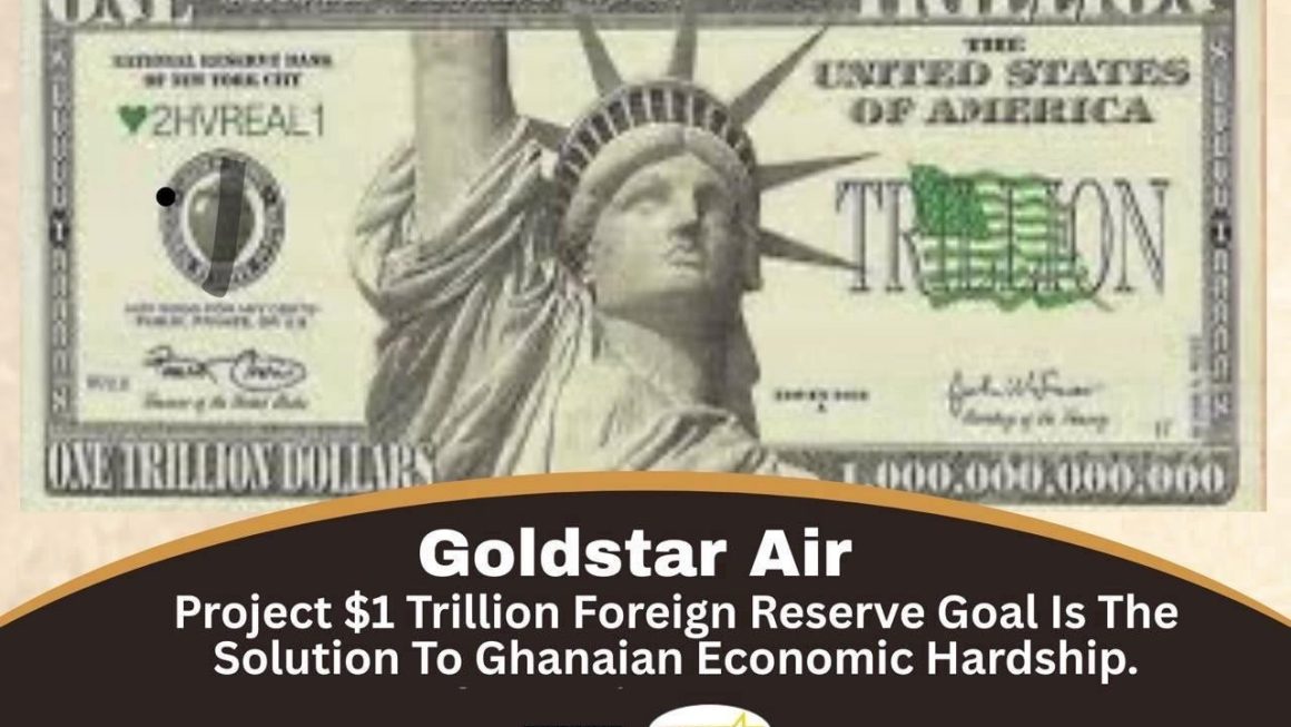 Goldstar Air’s Project $1 Trillion Foreign Reserve Goal Is The Solution To Ghanaian Economic Hardship